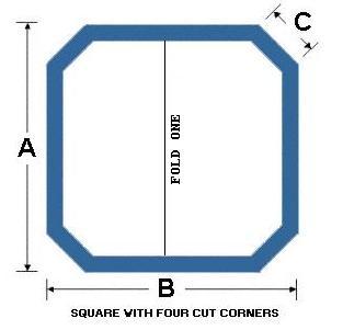 Square with Four Cut Corners